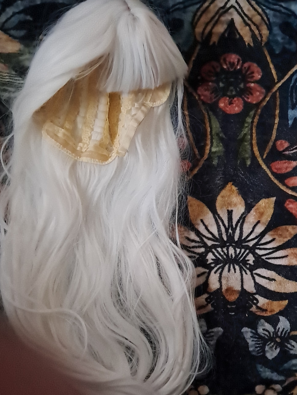 Long White Wig